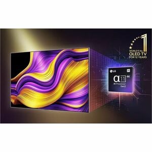 LG evo G5 OLED77G54LW 195.6 cm Smart OLED TV - 4K UHDTV - Apple HomeKit Supported - webOS 25 - Dolby Digital, Dolby Atmos,