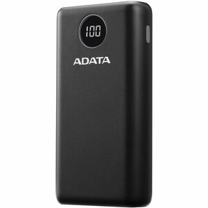 Cargador portátil Adata AP20000QCD-DGT-CBK - Negro - Para Teléfono móvil, Consola de juegos - Litio Polímero (Li-Polímero)