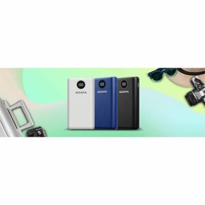 Cargador portátil Adata AP20000QCD-DGT-CDB - Azul - Para Teléfono móvil, Consola de juegos - Litio Polímero (Li-Polímero) 
