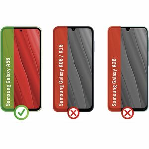 Displex Premium Glass 10H Gehärtetes Glas Displayschutz für Samsung Galaxy A56 - Transparent - 1 - für Super AMOLED Smartp