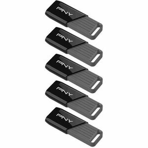 Lecteur flash PNY Attaché X - 64 Go - USB 3.2 (Gen 1) Type A - 130 Mo/s Read Speed - 1 an(s) Garantie - 5 Paquet