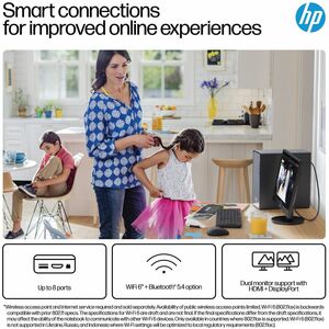 HP OmniDesk N02-041rcn 台式计算机 - Intel Core i3 14th Gen i3-14100 - 16 GB - 1 TB SSD - 塔式 - Intel H770 芯片 - Intel UHD Graphic