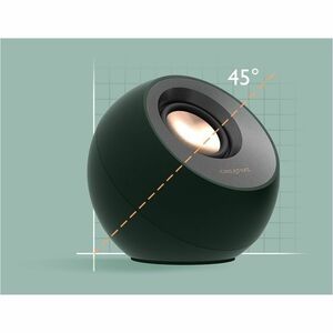 Creative Pebble Pro 2.0 Bluetooth Speaker System - 10 W RMS - Black - Desktop - 1
