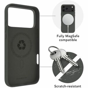 dbramante1928 ApS Roskilde Case for Apple iPhone 17 Pro Smartphone - Forest Shadow - Soft-touch - Stain Resistant, Scratch