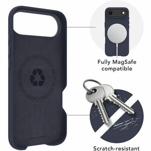 dbramante1928 ApS Roskilde Case for Apple iPhone Air Smartphone - Deep Water - Soft-touch - Scratch Resistant, Stain Resis