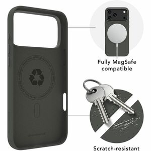 dbramante1928 ApS Roskilde Case for Apple iPhone 17 Pro Max Smartphone - Forest Shadow - Soft-touch - Scratch Resistant, S