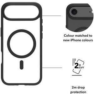 dbramante1928 ApS Grenen Case for Apple iPhone Air Smartphone - Black, Clear - 1 / Pack - Impact Resistant, Damage Resista