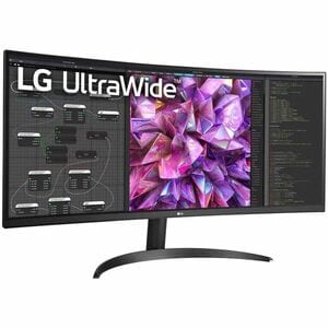 LG Ultrawide 34WQ60C-B 34" (86.4 cm) Class UW-QHD Curved Screen LCD Monitor - 21:9 - 34" (86.4 cm) Viewable - In-plane Swi