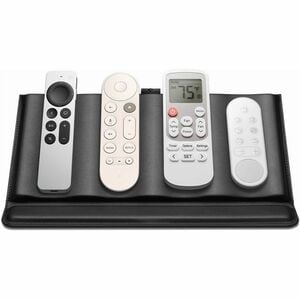 Spigen Remote Control Remote Control Holder - 72.4 mm x 267 mm x 197.4 mm x - PU Leather - Black - Scratch Protection, Sec