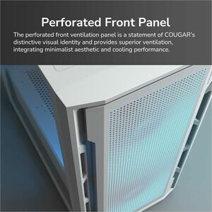 COUGAR Uniface Mini RGB CGR-55C9W-RGB Gabinete para computadora gamer - Mini ITX, Micro ATX Placa base admitida - Minitorr