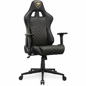 Sillón de Juego COUGAR Armor One V2 CGR-AO2-GLB - Cuero PVC, Tejida, Lino - Oro