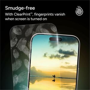 invisibleSHIELD Glass Elite Aluminosilicate Tempered Glass Screen Protector for Apple iPhone 17 Pro Max - Transparent - Fo