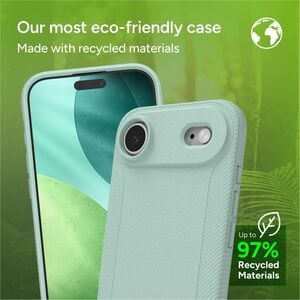 ZAGG Luxe Snap Case for Apple iPhone Air Smartphone - Textured Grip - Serene Mint - Drop Resistant, Impact Resistant, Scra