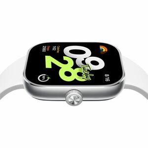Redmi Watch 4 Smart Watch - Quadrado Case Shape - Prata Body Color - Aço inoxidável, Vidro Body Material - Metal, Liga de 