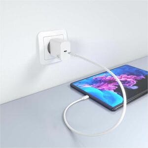 CARGADOR GAN 30W 1XUSB-C PD3.0 BLANCO