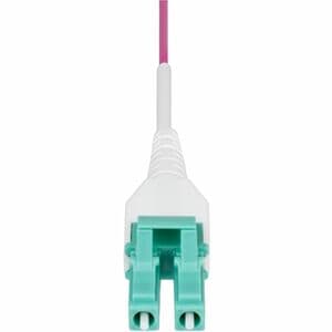 StarTech.com OM4RLCLC3M. Kabellänge: 3 m, Kabeltyp: OFNR, Fibre optic type: OM4, Anschluss 1: LC, Anschluss 2: LC, Core di