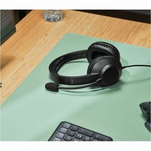 Trust Ayda Max Kabel Über das Ohr, Kopfbügel, Auf den Ohren Stereo Headset - Schwarz - Binaural - Ohrumschließend - 20 Hz 