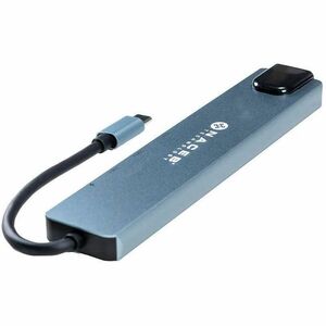 Naceb USB Tipo C Base de conexión - Lector de tarjeta memoria - SD, TransFlash - 4 x puertos USB - 1 x USB 2.0 - 1 x USB 3