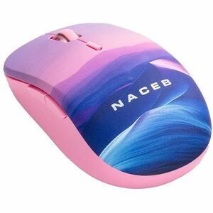 Mouse Naceb - Radiofrecuencia - USB - 3 Botón(es) - Inalámbrico - 2.40GHz - 1600 dpi - Rueda de desplazamiento - 1 x AA Ba