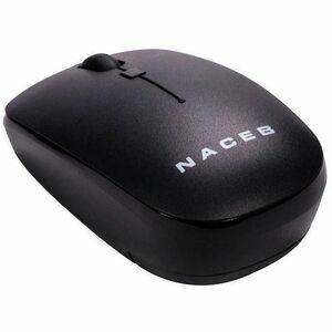 Mouse Naceb - Radiofrecuencia - USB - 3 Botón(es) - Negro - Inalámbrico - 2.40GHz - 1600 dpi - Rueda de desplazamiento - 1