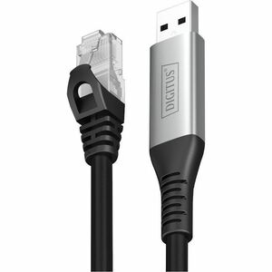 Digitus 15 m RJ-45/USB Netzwerkkabel - 1 Stück - Cable for Notebook, Peripheriegerät, Router, Desktop-PC, Wandsteckdose, E