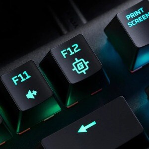 HyperX Alloy Origins Core Rugged Projection Keyboard - Cable Connectivity - USB Type C Interface - RGB LED - English (US) 