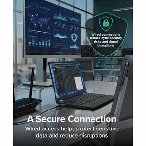 Plugable USB C to Ethernet Cable: USBC to RJ45 Ethernet Cord, Directly Connected LAN Gigabit Network Adapter - MacBook Pro