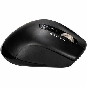 Mouse Naceb - Radiofrecuencia - USB - 6 Botón(es) - Negro - Inalámbrico - 2.40GHz - Recargable - 3200 dpi