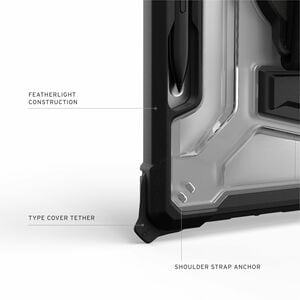 Plasma Microsoft Surface Pro 1st Edition 12" Case - Ice/Black - Impact Resistant, Shock Resistant, Drop Resistant, Shock A