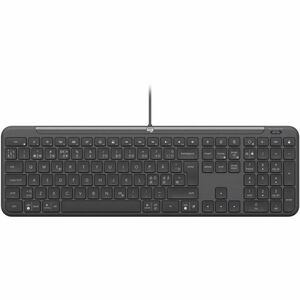 Logitech Signature Slim MK620 Keyboard & Mouse - QWERTY - Pan-Nordic - USB Type C Scissors Cable Keyboard - Keyboard/Keypa