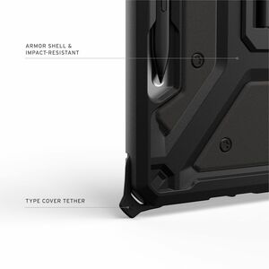 Urban Armor Gear Metropolis SE Rugged Case for Microsoft Surface Pro Tablet - Black - Impact Resistant, Drop Resistant, Sh
