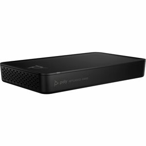 Poly Studio G62 视频会议设备 - 大号 Room Size Supported - 黑 - 用于 会议室, 视频会议 - 3840 x 2160 视频（直播） - 3840 x 2160 视频（内容） - H.239, SIP,