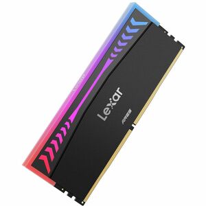 Module mémoire gaming Lexar® Ares DDR5 2nd génération 7600 CL36 1,4 V avec dissipateur thermique et éclairage RGB, Kit 32G