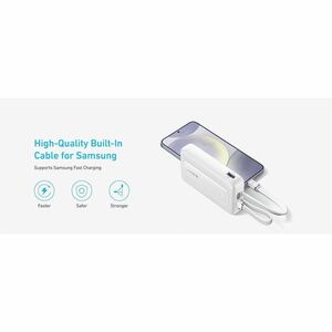 Cargador portátil ANKER - Blanco - 10000mAh - 30W - Conector USB Tipo-C - 1 x USB - Compacto - Blanco