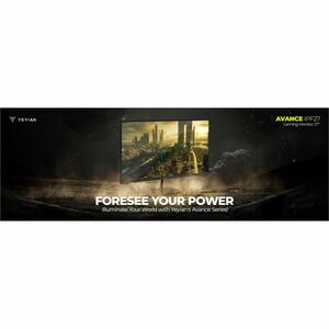 Monitor LED para juegos Yeyian YMF-IPF27-G1 27" (68.6cm) Class Full HD - 16:9 - Negro - 27" (68.6cm) Viewable - IPS rápido