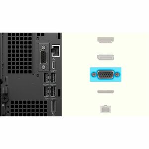 Desktop Computer Dell Pro Max FCM2250 - Intel Core Ultra 7 265 - vPro-Technologie - 16 GB - 1 TB SSD - Micro PC - Schwarz 