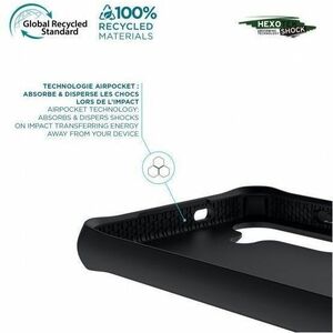 Coque MOBILIS SPECTRUM_R Durci - pour Samsung Galaxy S24, Galaxy S25 Smartphone - Noir - Solide - Résistant aux chocs, Abs