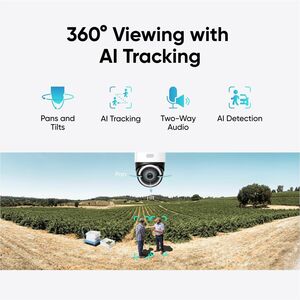 Eufy S330 Outdoor 4K Network Camera - Colour - Colour Night Vision - 3840 x 2160 - 4G LTE - Google Assistant, Alexa Suppor