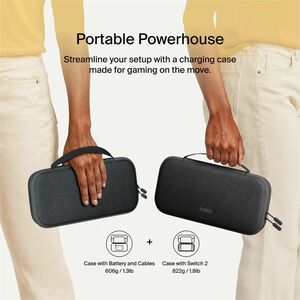 Belkin Charging Case Nintendo Gaming Console - Charcoal - Scratch Resistant, Bump Resistant, Drop Resistant, Abrasion Resi