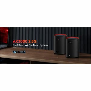 Cudy M3000 Wi-Fi 6 IEEE 802.11 a/b/g/n/ac/ax Ethernet Wireless Router - Dual Band - 2.40 GHz ISM Band - 5 GHz UNII Band - 