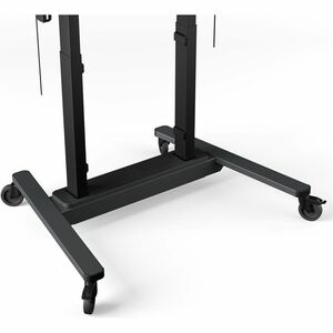 Vogel's RISE RISE 4205 Display Cart - 120 kg Load Capacity - 4 Casters - 100 mm Caster Size - Black - 109.2 cm (43") to 21