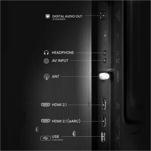 Pantalla Hisense de 43 puldadas LED, VIDAA TV, native refresh 60Hz, FHD, 1920*1080, Alexa/Google Smart Home/Airplay/Apple 
