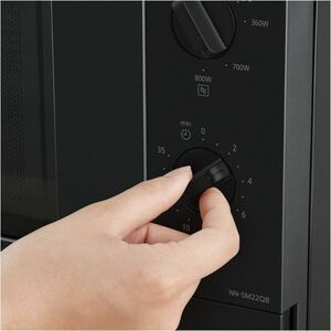 Panasonic NN-SM22QBEPG Single Microwave Oven - Black - 20 L Capacity - Microwave - 5 Power Levels - 800 W Microwave Power 