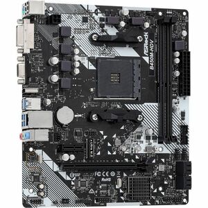 Placa Base de computador de escritorio ASRock B450M-HDV R4.0 - AMD B450 Conjunto de Circuitos Integrados - Socket AM4 - Mi