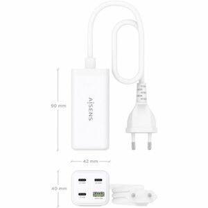 CARGADOR SOBREMESA GAN 100W 3XUSB-C PD3.0 QC5.0 USB-A QC3.0