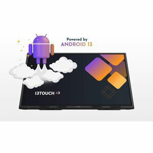 i3CONNECT i3TOUCH X3-86 Collaboration Display - 86" LCD - ARM Cortex A73 + A53 2.28 GHz - 8 GB - Infrared (IrDA) - Touchsc