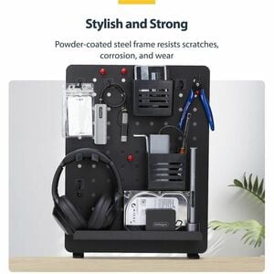 StarTech.com Desktop Organizer - Desktop - 1 Shelf(ves) - 4 Hook(s) - Horizontal/Vertical - 320 mm Height x 419.1 mm Width