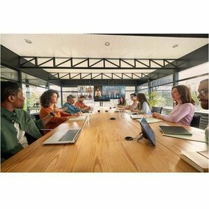 Poly Studio A2 Wired Microphone for Meeting Room, Conference Room, Speech - Black - Table Mount - JST