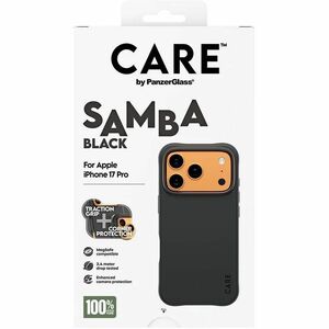 CARE Fashion Case for Apple iPhone 17 Smartphone - Samba Black - Wireless Charging Compatible