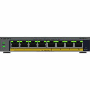 Netgear Business GS108EPP 8 Ports Manageable Ethernet Switch - Gigabit Ethernet - 10/100/1000Base-T - 3 Layer Supported -